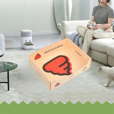 Pet Planet Bac à litière jetable pliable pour chat 3 pièces