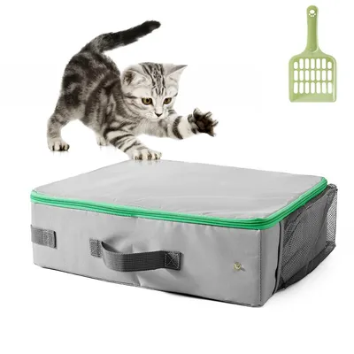 Pet Planet Bac à litière pliable pour chat