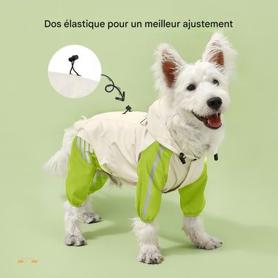 FurryFusion Chaqueta impermeable para perros