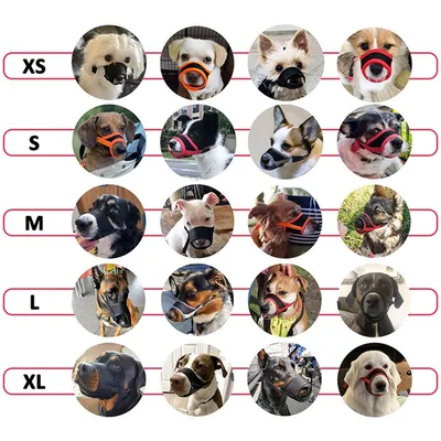 Pet Planet Muselière en maille douce pour chien