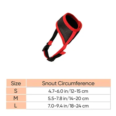 Petopia Muselière réglable en nylon pour chien