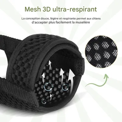 Petopia Muselière respirante pour chien