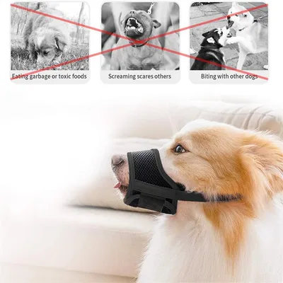 Pet Planet Muselière en maille douce pour chien