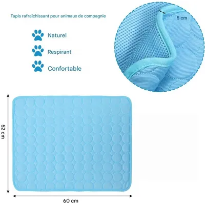 Pet Planet Chiens et Chats Tapis Rafraichissant CoolComfort