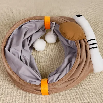 FurryFusion Tunnel pour chat avec balles de jeu
