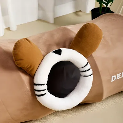 FurryFusion Tunnel pour chat avec balles de jeu