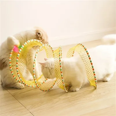 Pet Planet Tunnel pliable en S pour chat