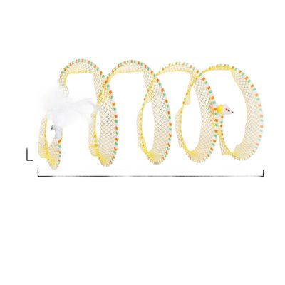 Pet Planet Tunnel pliable en S pour chat