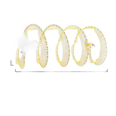 Pet Planet Tunnel pliable en S pour chat