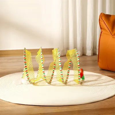 Pet Planet Tunnel pliable en S pour chat