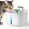 Fontaine à eau sans fil pour chats et chiens 42000mAH rechargeable Blanc