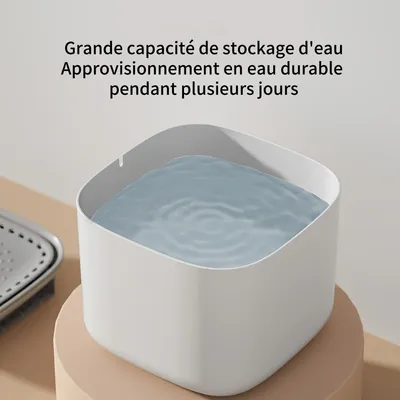 FurryFusion Fontaine d'eau pour chat 3L