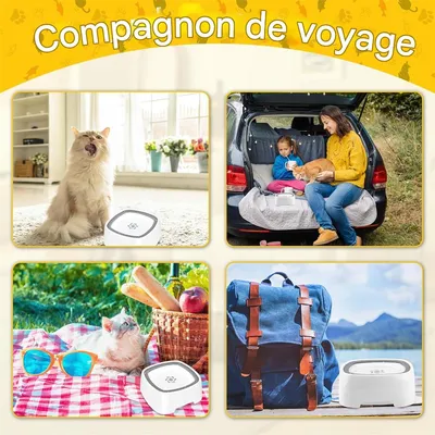 IntiMeg Gamelle d'eau anti éclaboussure pour chien et chat