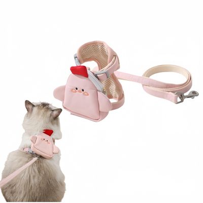 FurryFusion Harnais pour chat Pink Chick