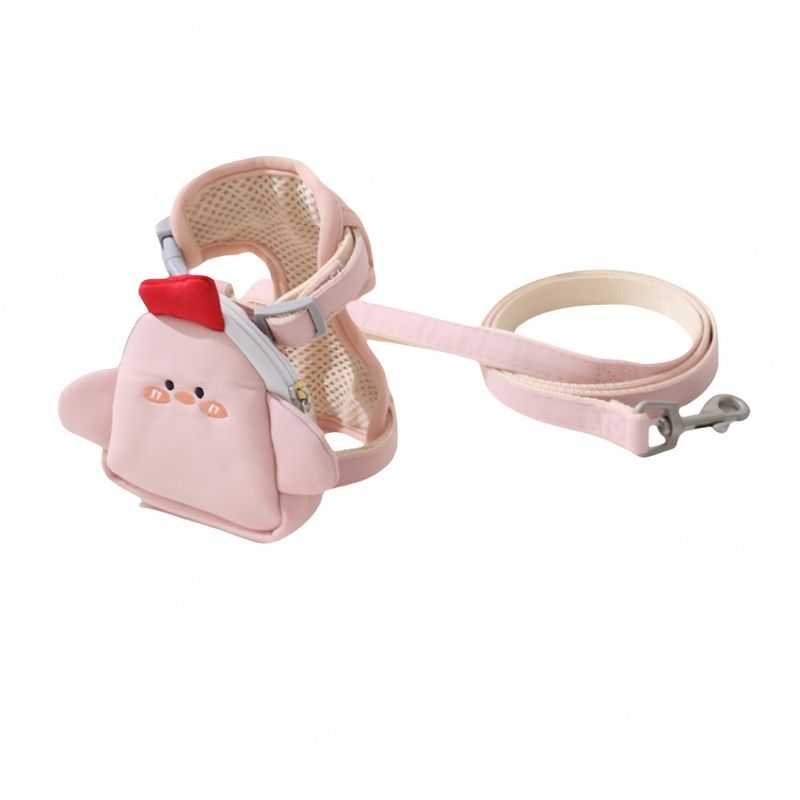 FurryFusion Harnais pour chat Pink Chick