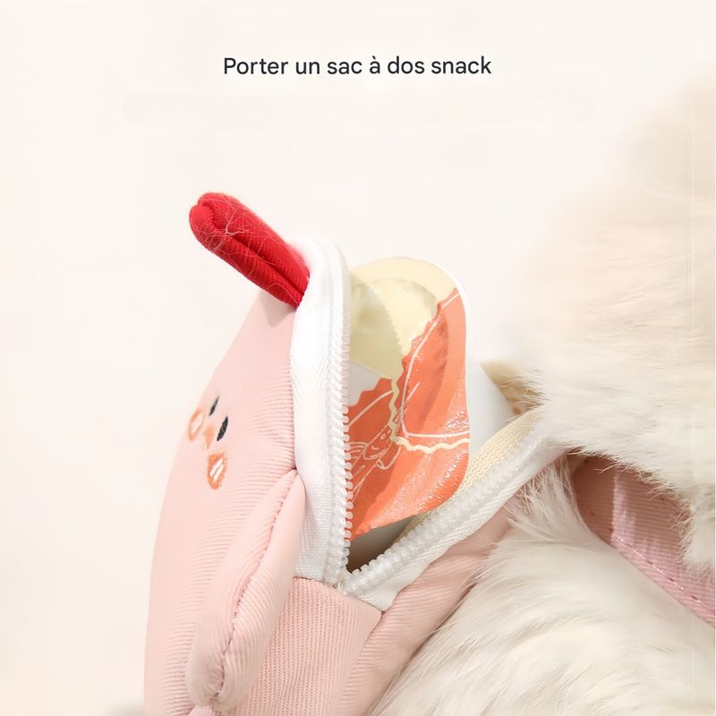 FurryFusion Harnais pour chat Pink Chick