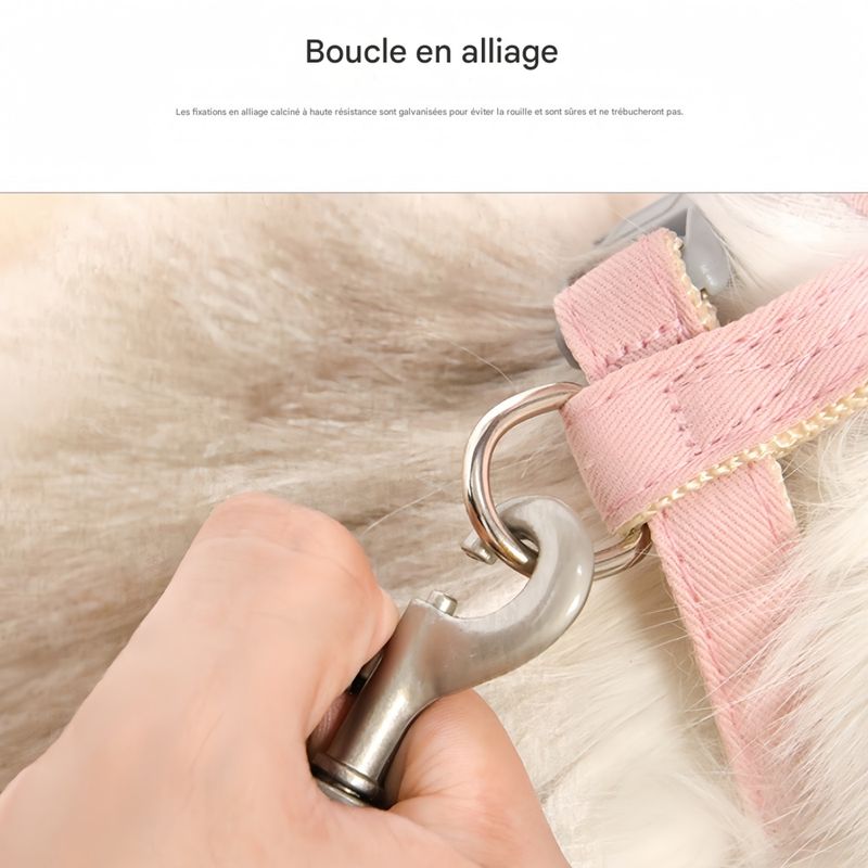 FurryFusion Harnais pour chat Pink Chick