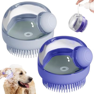 Pet Planet Chiens SoftClean 2 Brosses de Bain pour Chiens