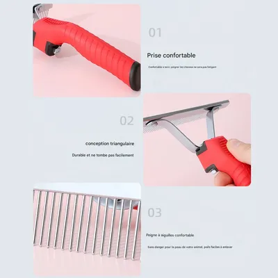 FurryFusion Brosse de toilettage pour chien