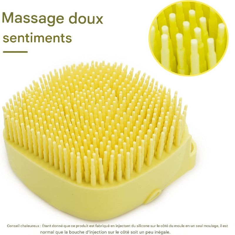 Petopia  Brosse de bain pour animaux de compagnie