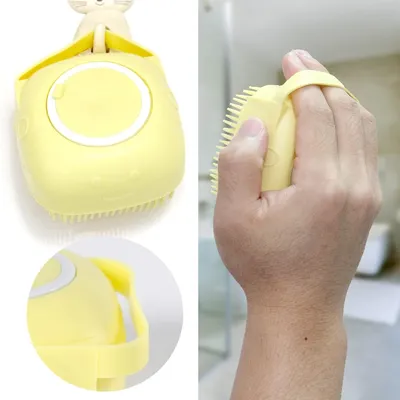 Petopia  Brosse de bain pour animaux de compagnie