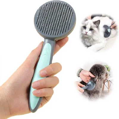 Petopia Brosse autonettoyante pour chien et chat