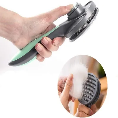 Petopia Brosse autonettoyante pour chien et chat