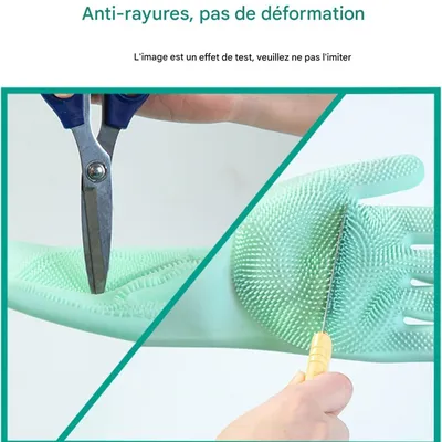 Petopia Gants de toilettage en silicone pour chien et chat