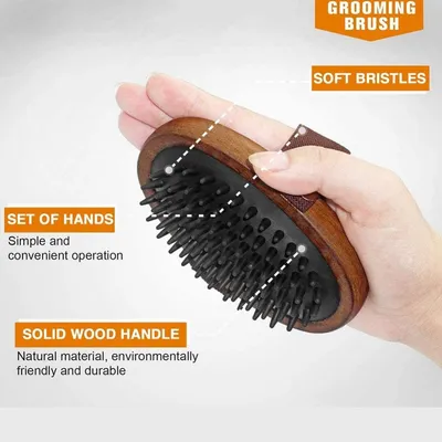 Petopia Brosse en silicone pour animaux de compagnie