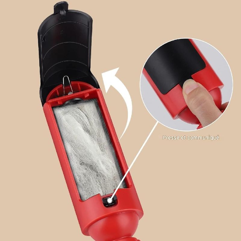 Petopia Brosse anti - poils pour chien et chat