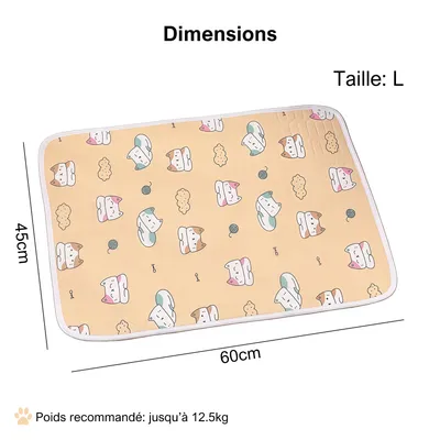 Tapis rafraîchissant pour animaux - Imperméable, pour chiens et chats