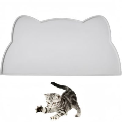 Pet Planet Chiens et Chats Tapis Gamelle Gris