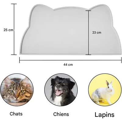 Pet Planet Chiens et Chats Tapis Gamelle