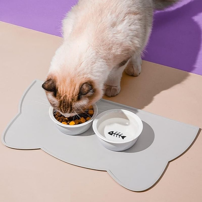 Pet Planet Chiens et Chats Tapis Gamelle