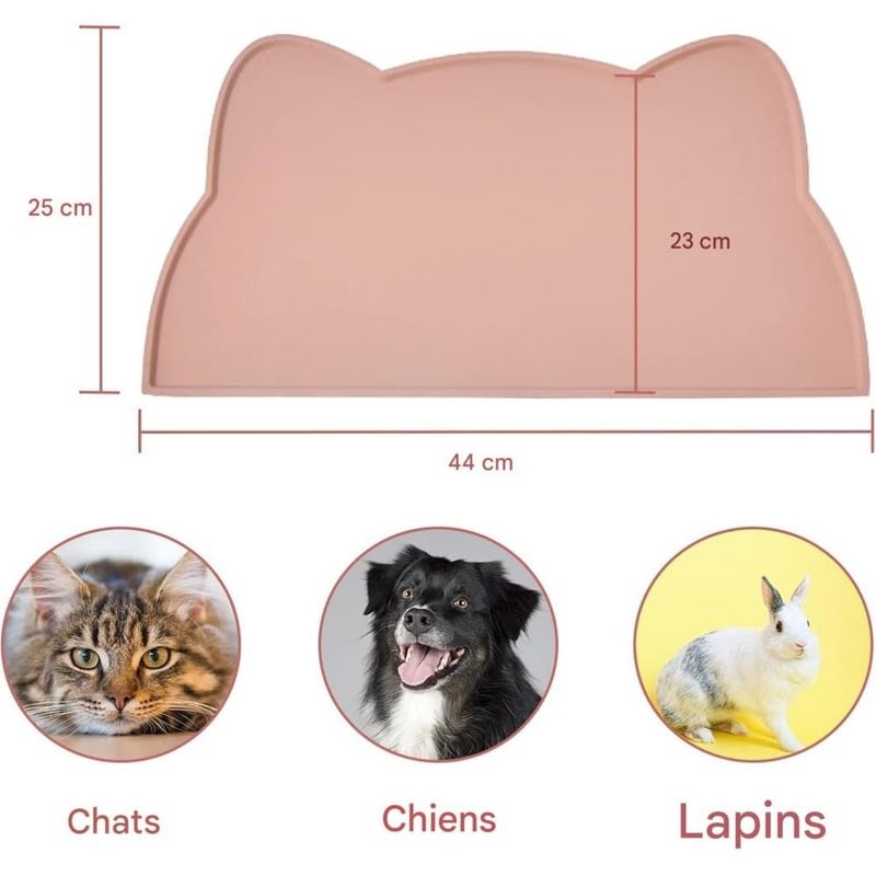 Pet Planet Chiens et Chats Tapis Gamelle