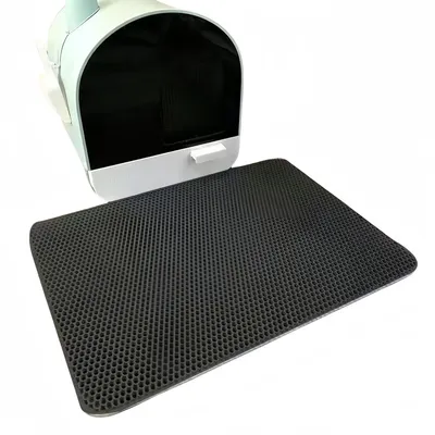 FurryFusion Tapis de litière double couche EVA pour chat