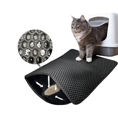 FurryFusion Tapis de litière double couche EVA pour chat 1 Article