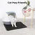 Tapis de Litière pour Chat à Double Couche en Nid d'Abeille