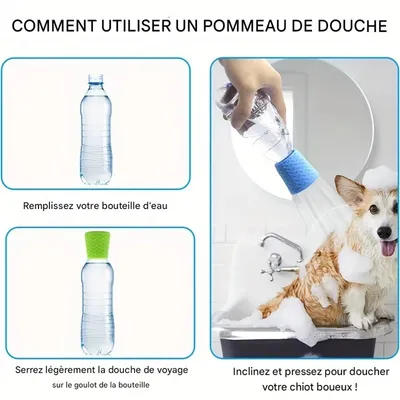 Pet Planet Tête de douche en silicone pour animaux