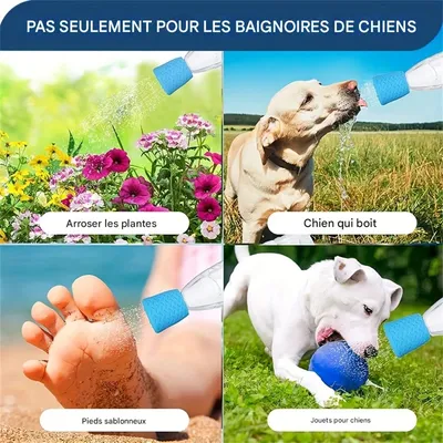 Pet Planet Tête de douche en silicone pour animaux