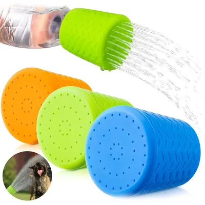 Pet Planet Tête de douche en silicone pour animaux Pet Planet Tête de douche en silicone pour animaux