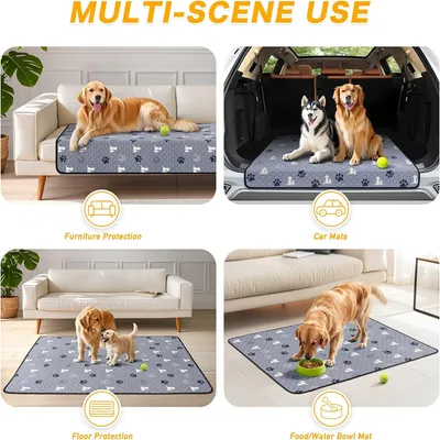 IntiMeg Lot de 2 Alèse Lavable pour Chien