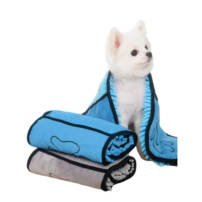 Petopia Serviette absorbante en microfibre pour chien