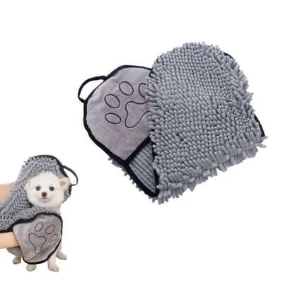 Petopia Serviette absorbante en microfibre pour chien