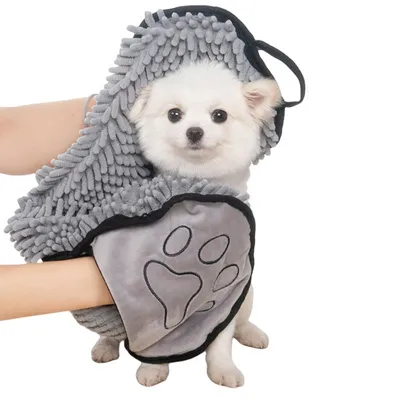 Petopia Serviette absorbante en microfibre pour chien