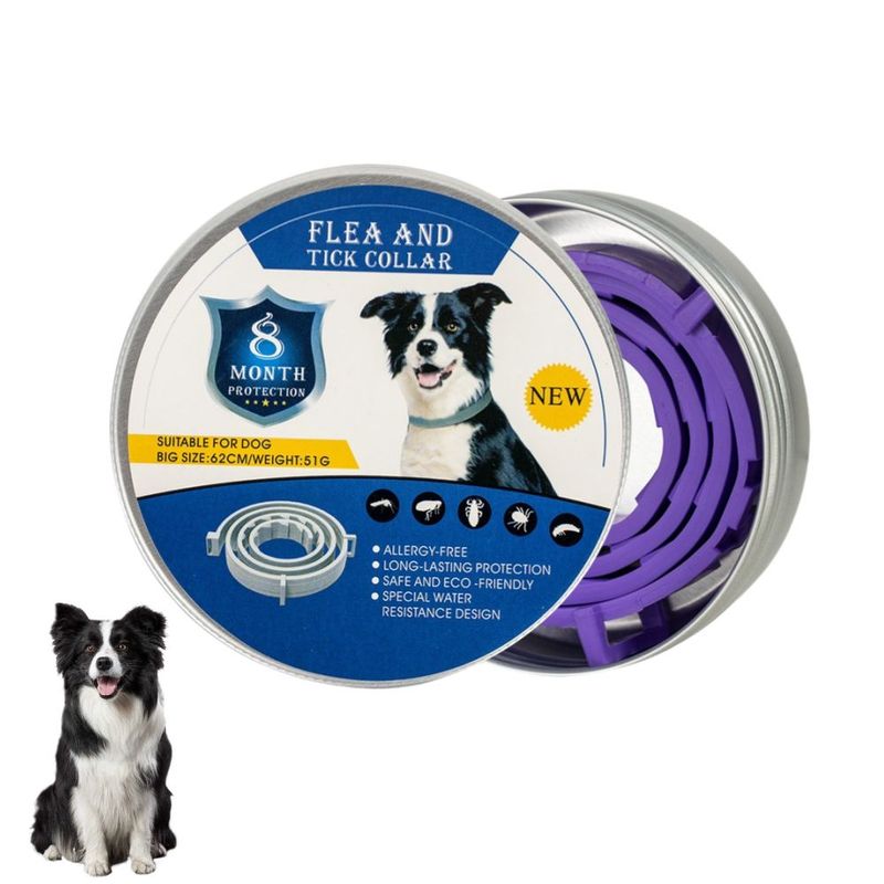 2 articles Petopia Collier anti-puces et anti-insectes pour chien