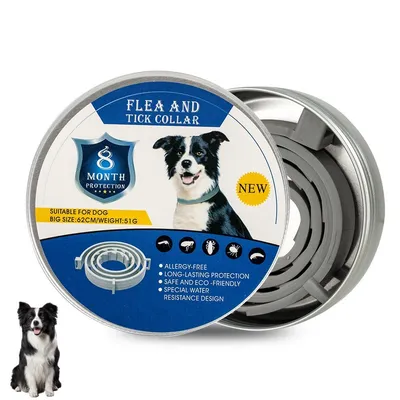 2 articles Petopia Collier anti-puces et anti-insectes pour chien