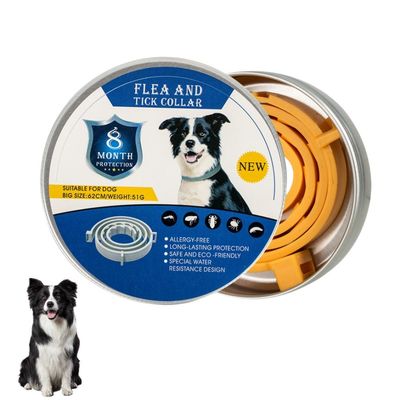 2 articles Petopia Collier anti-puces et anti-insectes pour chien 2 articles jaune