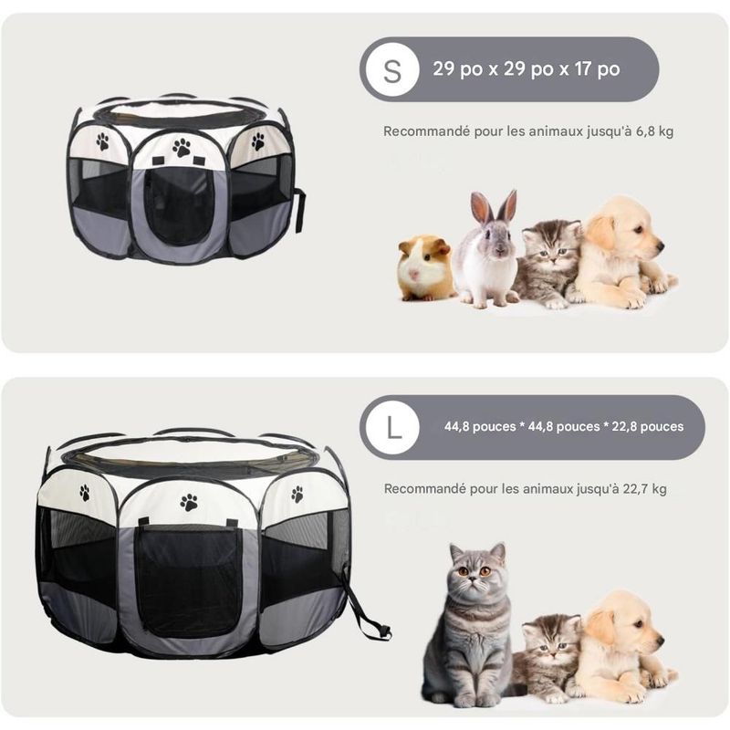Pet Planet Chiens et Chats Enclos portable(S)