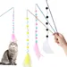 FurryFusion Pompon Tease Katzenstange Katzenspielzeug 3er-Pack